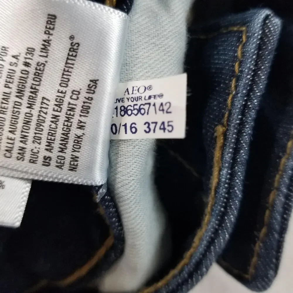 American Eagle Outfitters Jeans Mens 36x32 Blue Original Boot 360 Extreme Flex